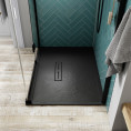 Kudos Connect 2 Slate Shower Tray Dark Grey 1100 x 800mm
