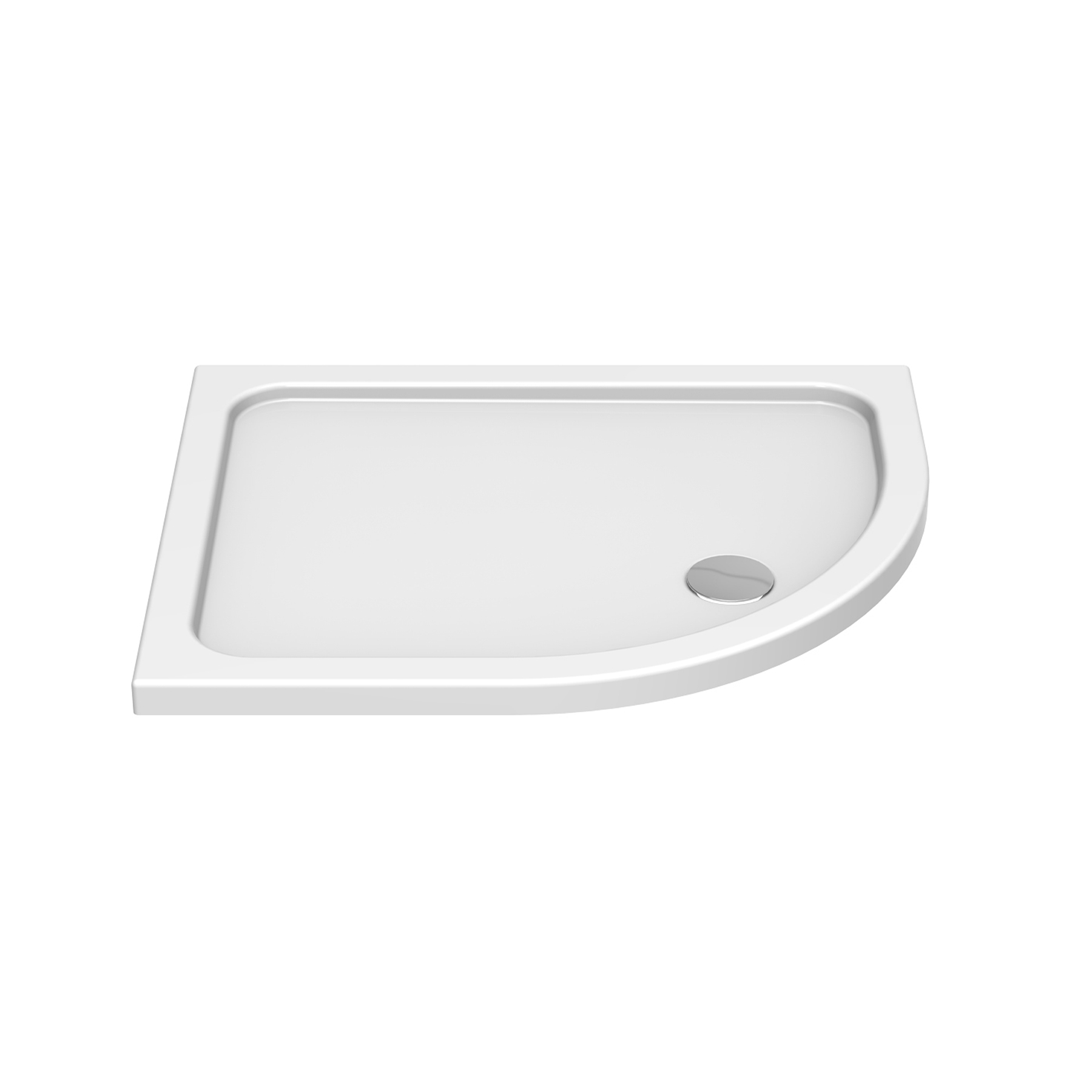 Kudos K Stone Slimline Offset Quadrant Shower Tray 1000 x 900 Left Hand