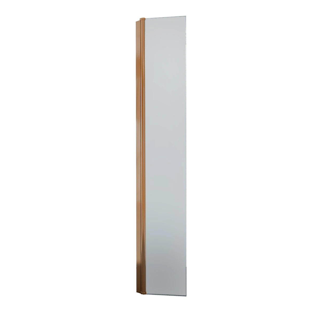 Lapis 8mm Wet Room Glass Hinged Deflector Panel Gunmetal 300mm