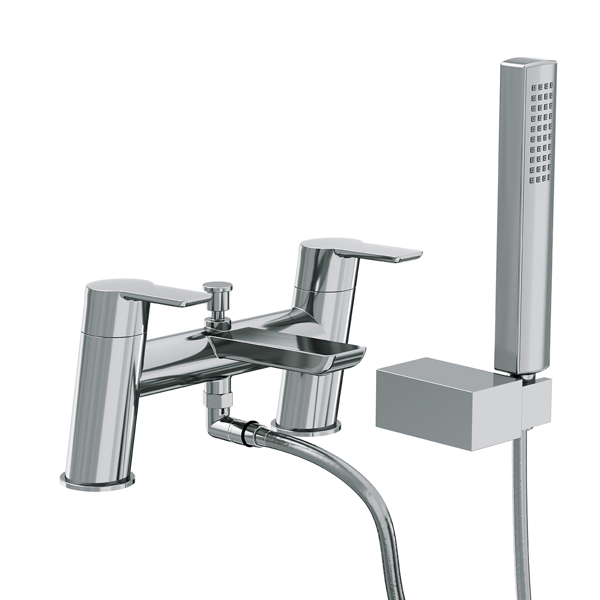 Lucid Bath Shower Mixer Tap Chrome Cutout