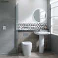 Ludlow Back To Wall Toilet with Soft Close Seat Roomset

