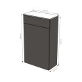 Lyra Back To Wall Toilet Unit White Gloss 510mm Dimensions