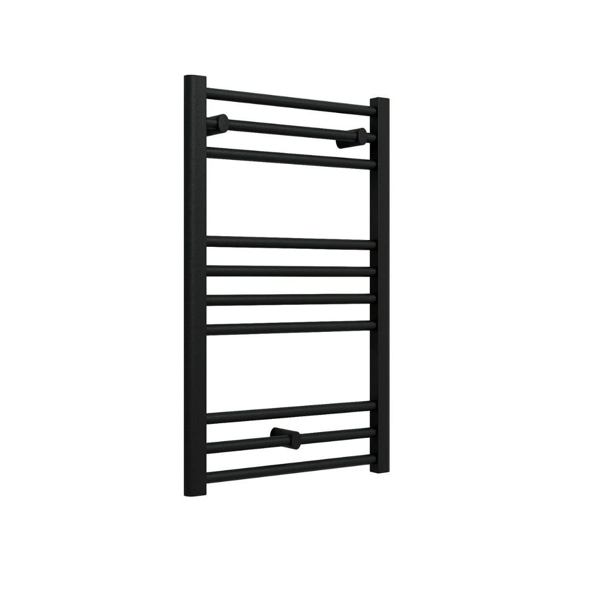 Silea Straight Heated Towel Rail Matt Black