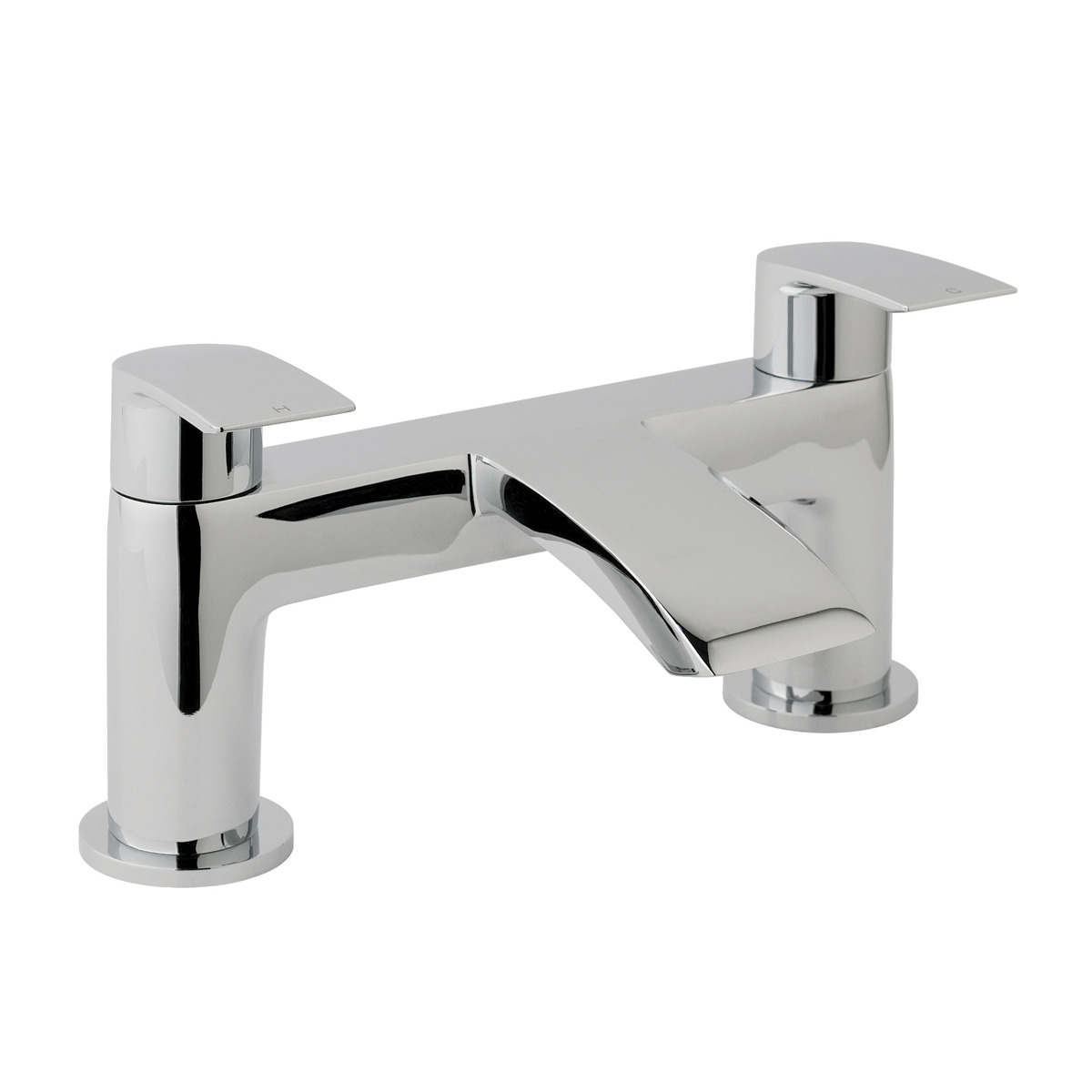 Medway Square Bath Filler Tap Chrome