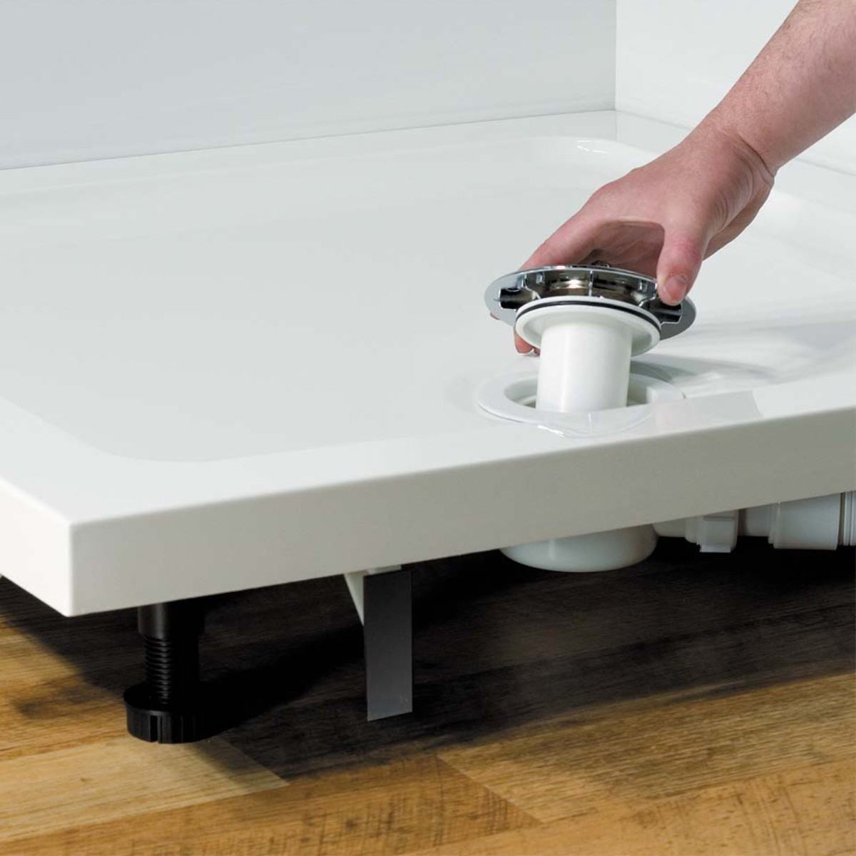 White Shower Riser Ebay Shower Tray Riser Kit at Annie Ettinger blog