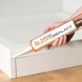 Elements Slimline Offset Quadrant Shower Tray White with Riser Kit 1200 x 800mm Right Hand