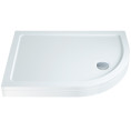 Elements Slimline Offset Quadrant Shower Tray with Riser Kit 1400 x 800 Right Hand