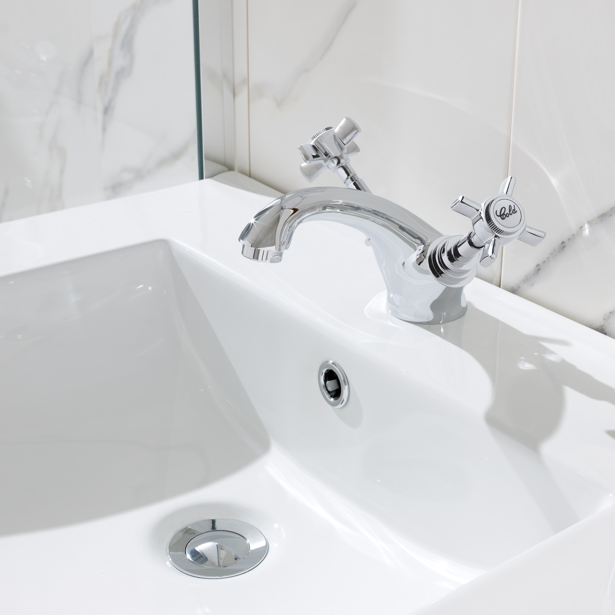 Nile Basin Mixer with Click Waste Lifestyle
