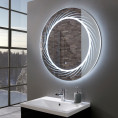 Opulent Ultra Slim Round LED Illuminated Mirror 600mm