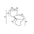 Orion Close Coupled Toilet Dimensions