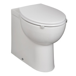 Orion Raised Height Back to Wall Toilet Inc Soft Close Seat