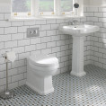 Oxford Back To Wall Toilet with Soft Close Seat Roomset