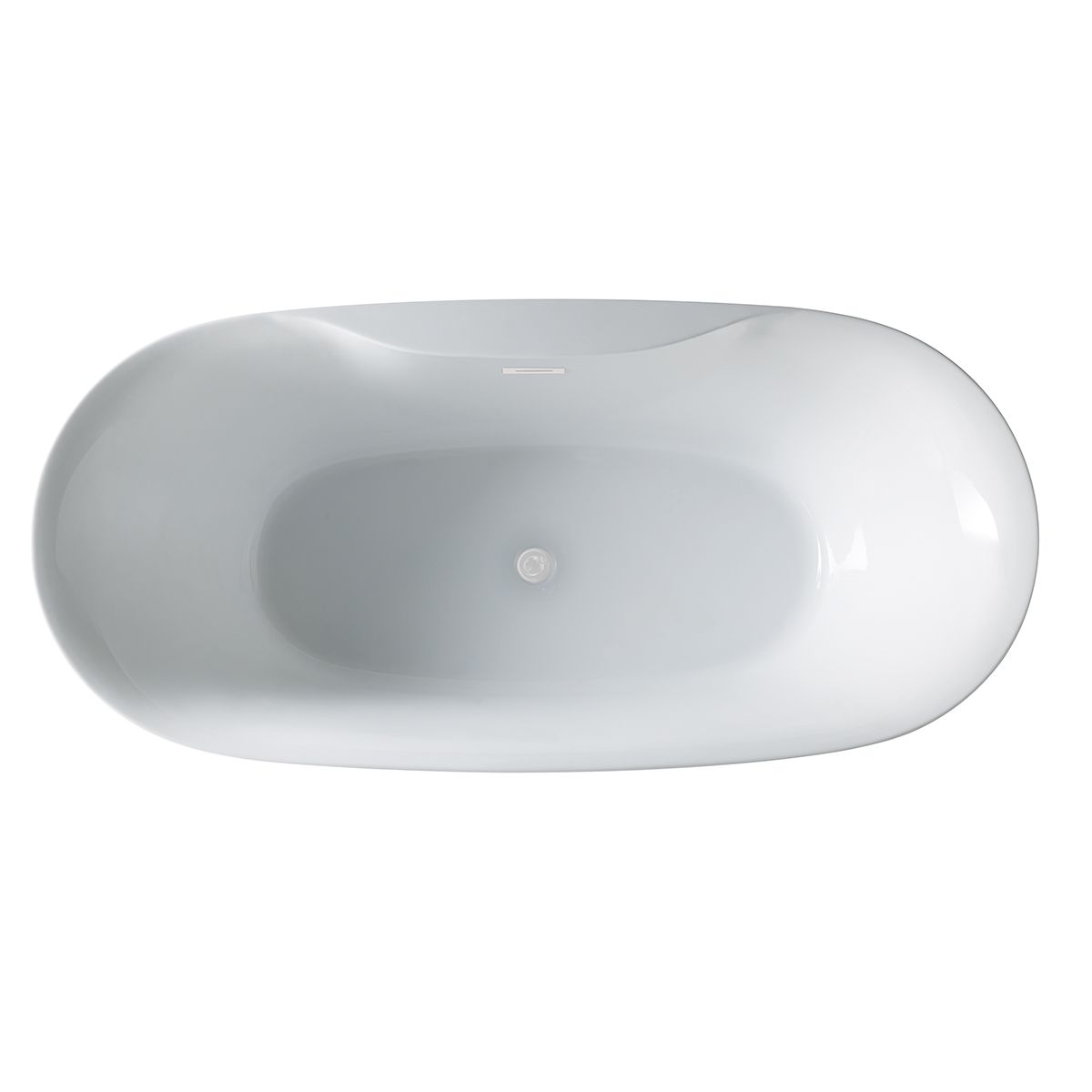 Oxwich Freestanding Double Ended Bath 1700 x 800mm with Waste