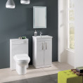 Premier Athena Back To Wall Toilet Unit White Gloss 500mm Roomset