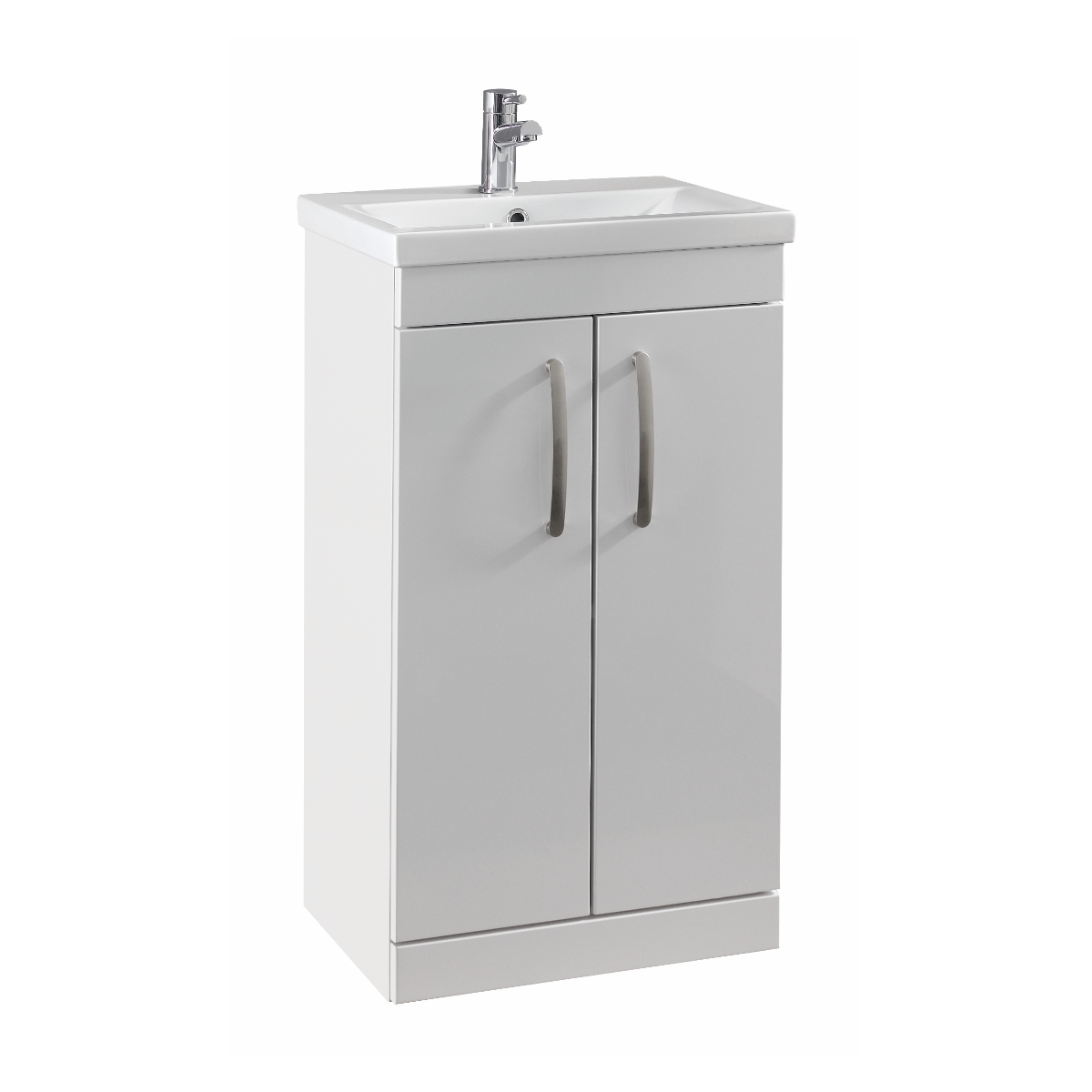 Premier Athena Vanity Unit & Basin Gloss White 500mm