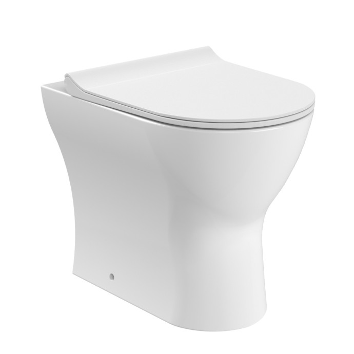 Premier Freya Back to Wall Toilet with Soft Close Seat