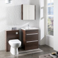 Purity Back To Wall Toilet Unit Chestnut 500mm Roomset