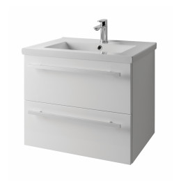 Purity Wall Hung Vanity Unit & Basin White 600mm