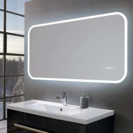 Radiance Ultra Slim Landscape LED Illuminated Mirror 1200 x 600mm