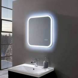 Radiance Ultra Slim Square LED Illuminated Mirror 600 x 600mm