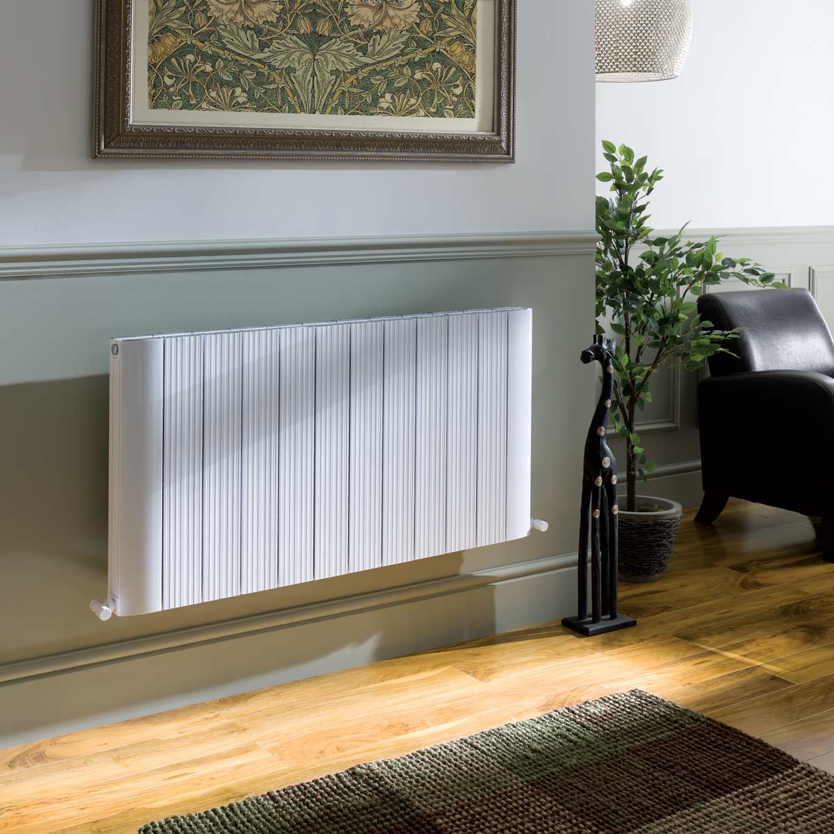 Rene Designer Double Radiator White 600 x 1124mm