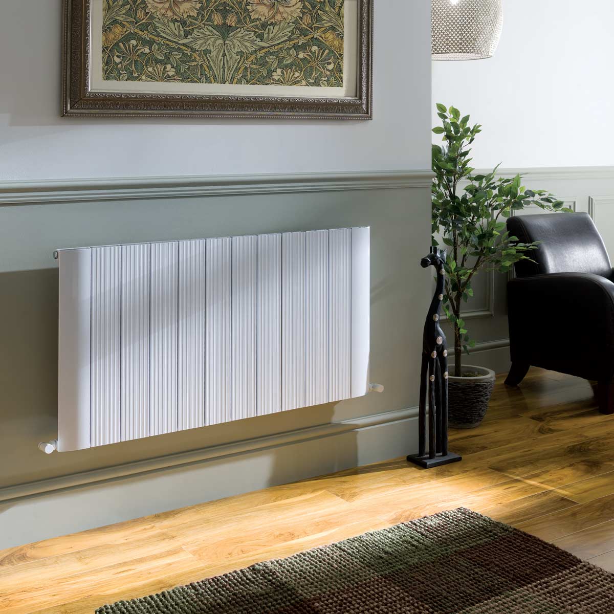 Sunlight Rene Designer Single Radiator White 600 x 945mm