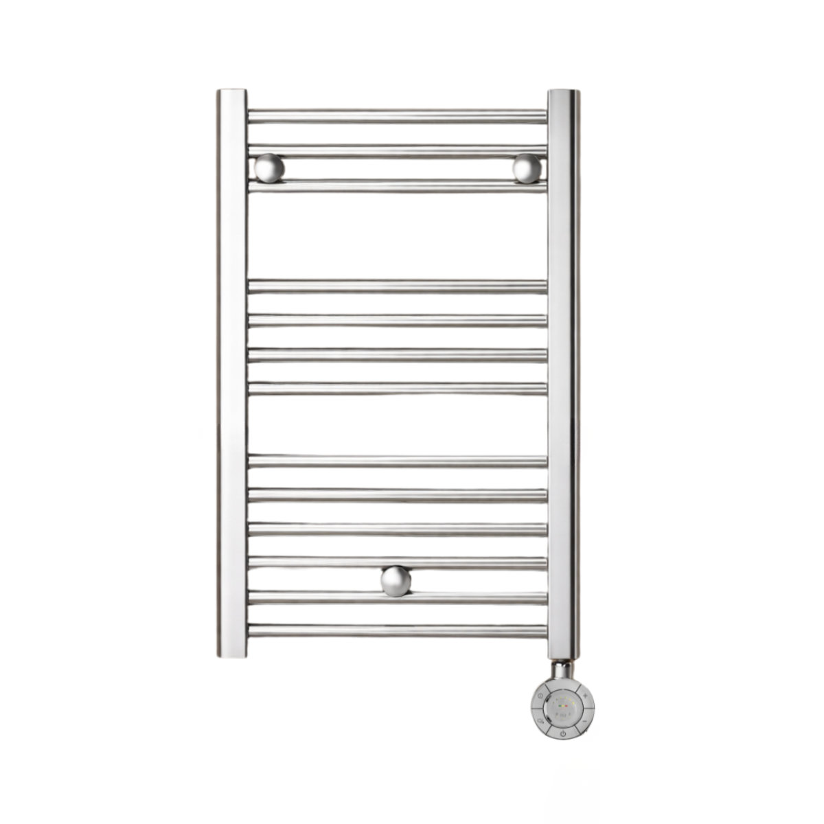 Silea Straight Heated Electric Towel Rail Chrome 
