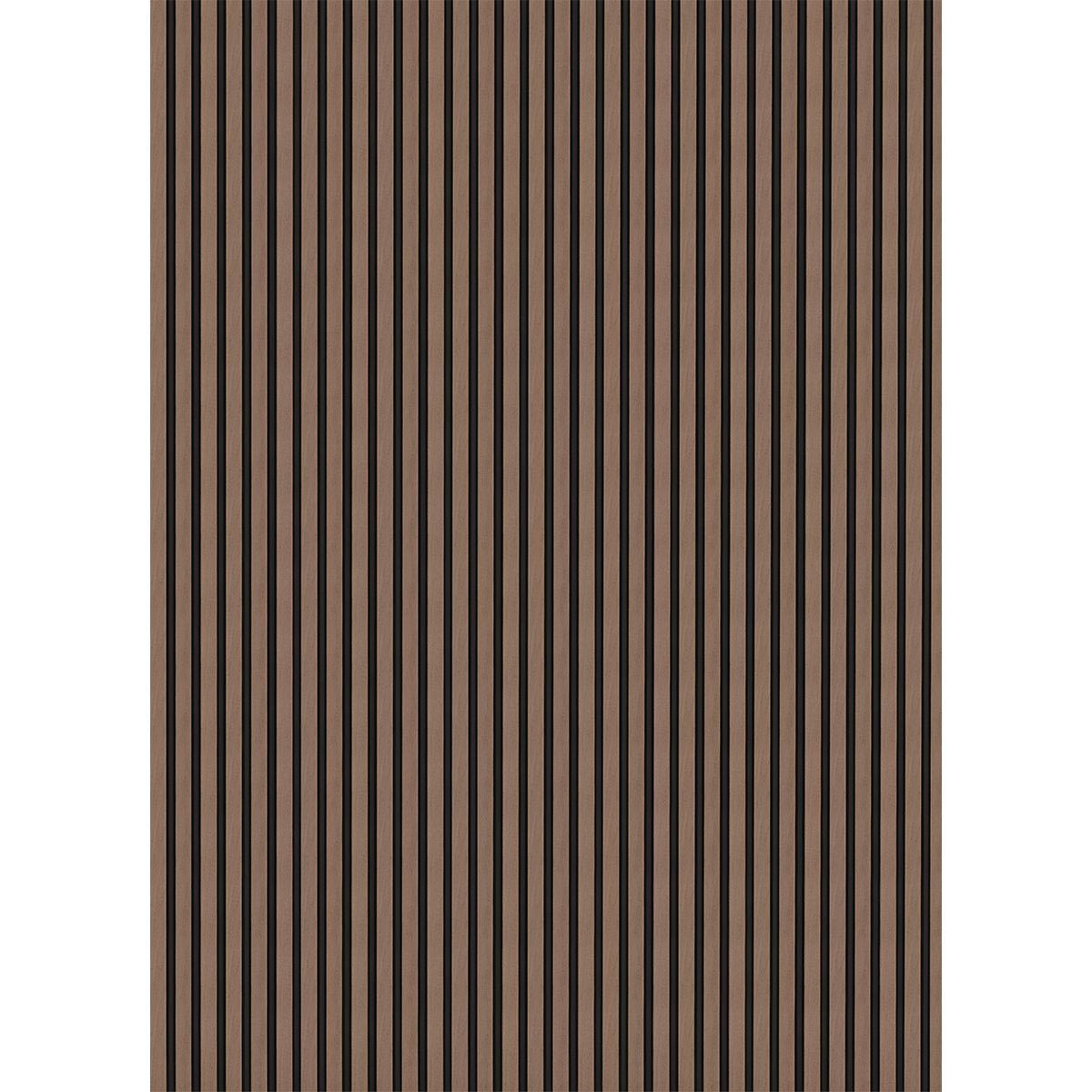 Slatwall Waterproof Walnut & Black Wall Panel 170 x 2400mm (3 Pack)