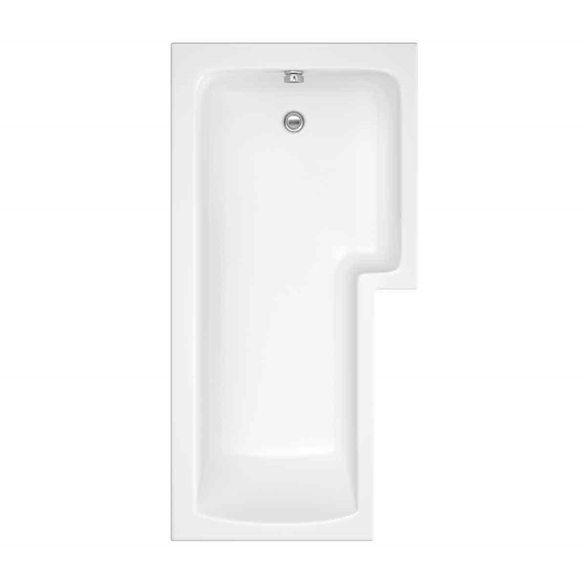 Trojan Solarna | Right Hand L Shape Shower Bath | 1700 x 850