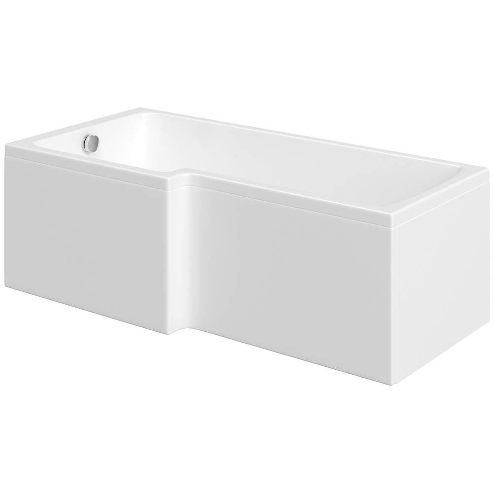 Trojan Elite Acrylic L Shape Shower Bath Panel 1675