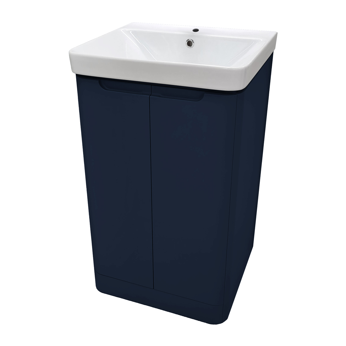 Soul Vanity Unit & Basin Matt Indigo 500mm Cutout