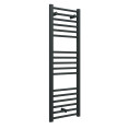 Straight Heated Towel Rail Anthracite 400 x 1200mm Cutout