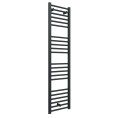 Straight Heated Towel Rail Anthracite 400 x 1600mm Cutout
