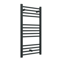 Straight Heated Towel Rail Anthracite 500 x 1000mm 