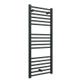 Straight Heated Towel Rail Anthracite 500 x 1200mm Cutout