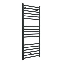 Straight Heated Towel Rail Anthracite 500 x 1200mm