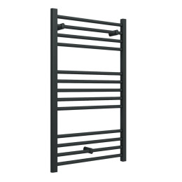 Straight Heated Towel Rail Anthracite 600 x 1000mm 