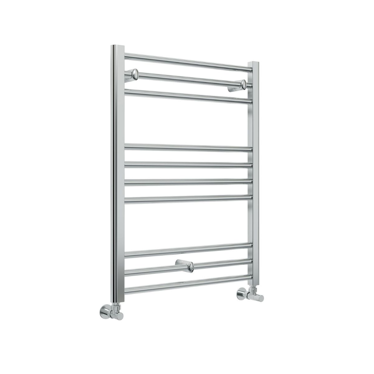 Straight Heated Towel Rail Chrome 600 x 800mm