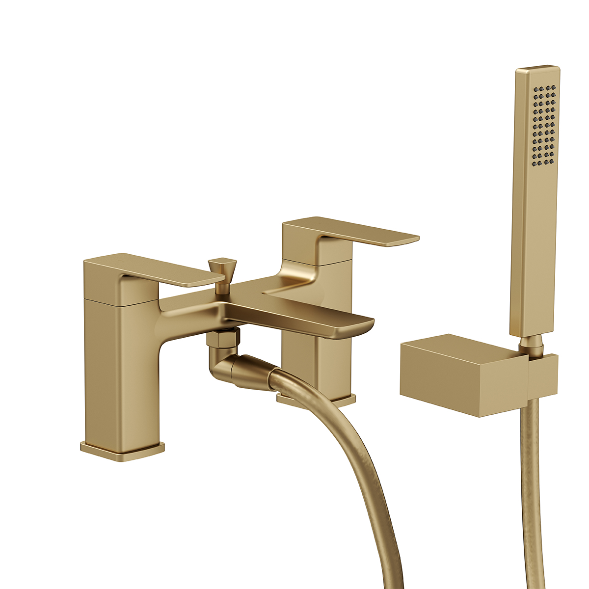 Strive Bath Shower Mixer Tap Brushed Brass