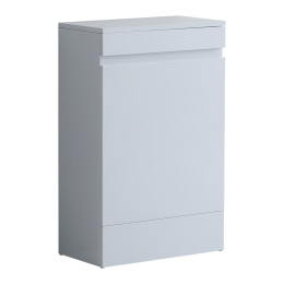 Style 100% Waterproof Back to Wall Toilet Unit Light Grey Gloss 550mm