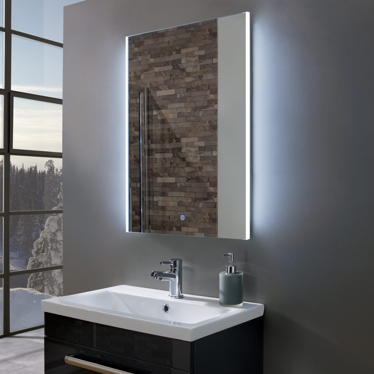 Bathroom mirror cabinet 800 x sale 600