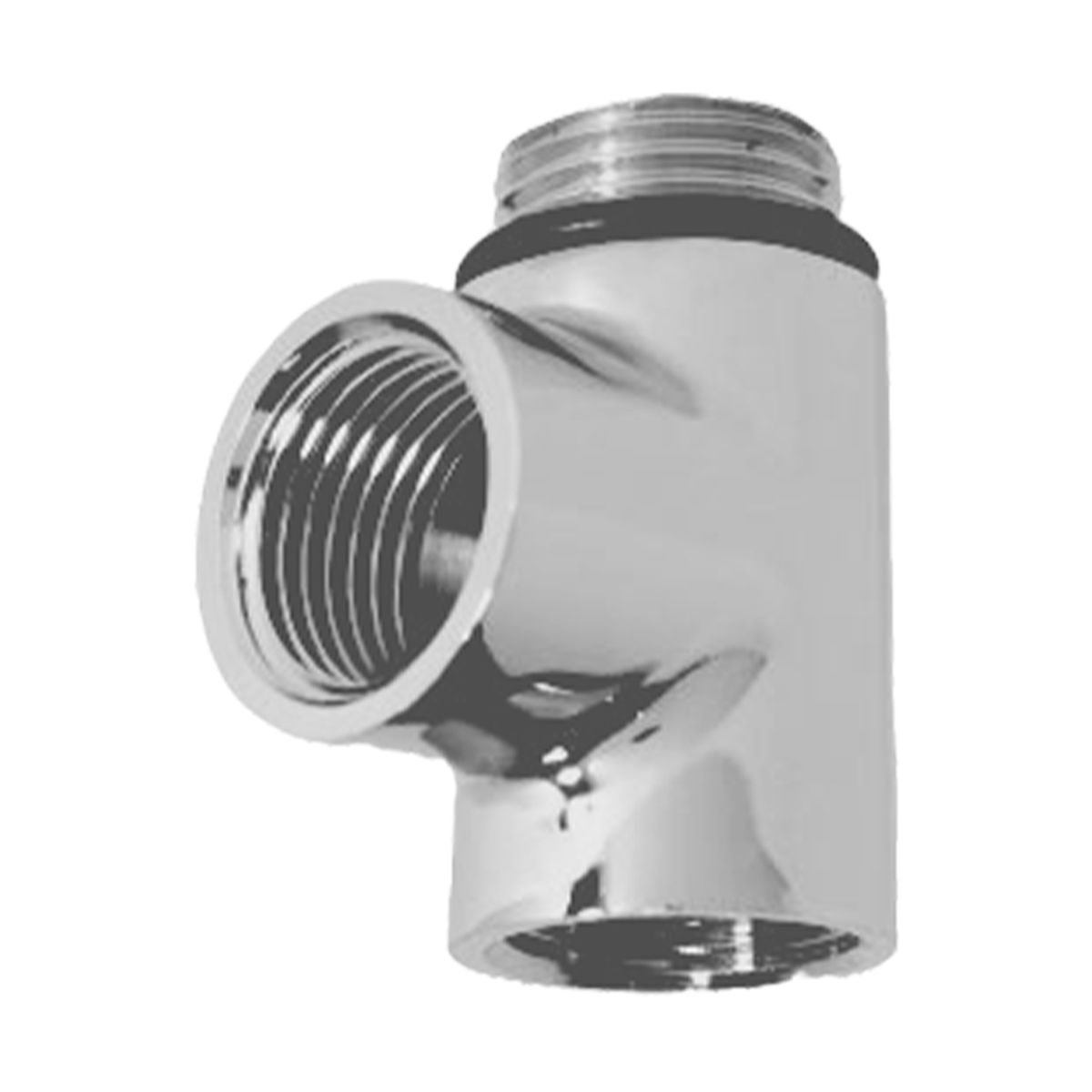 Radiator Element T-Piece Chrome
