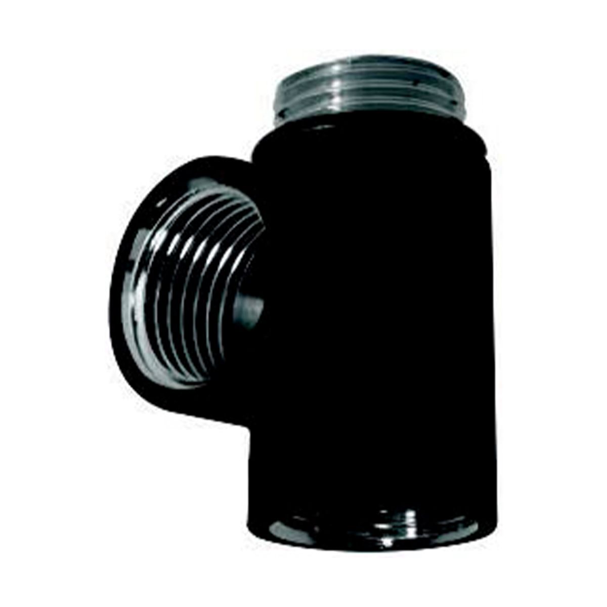 Radiator Element T-Piece Matt Black