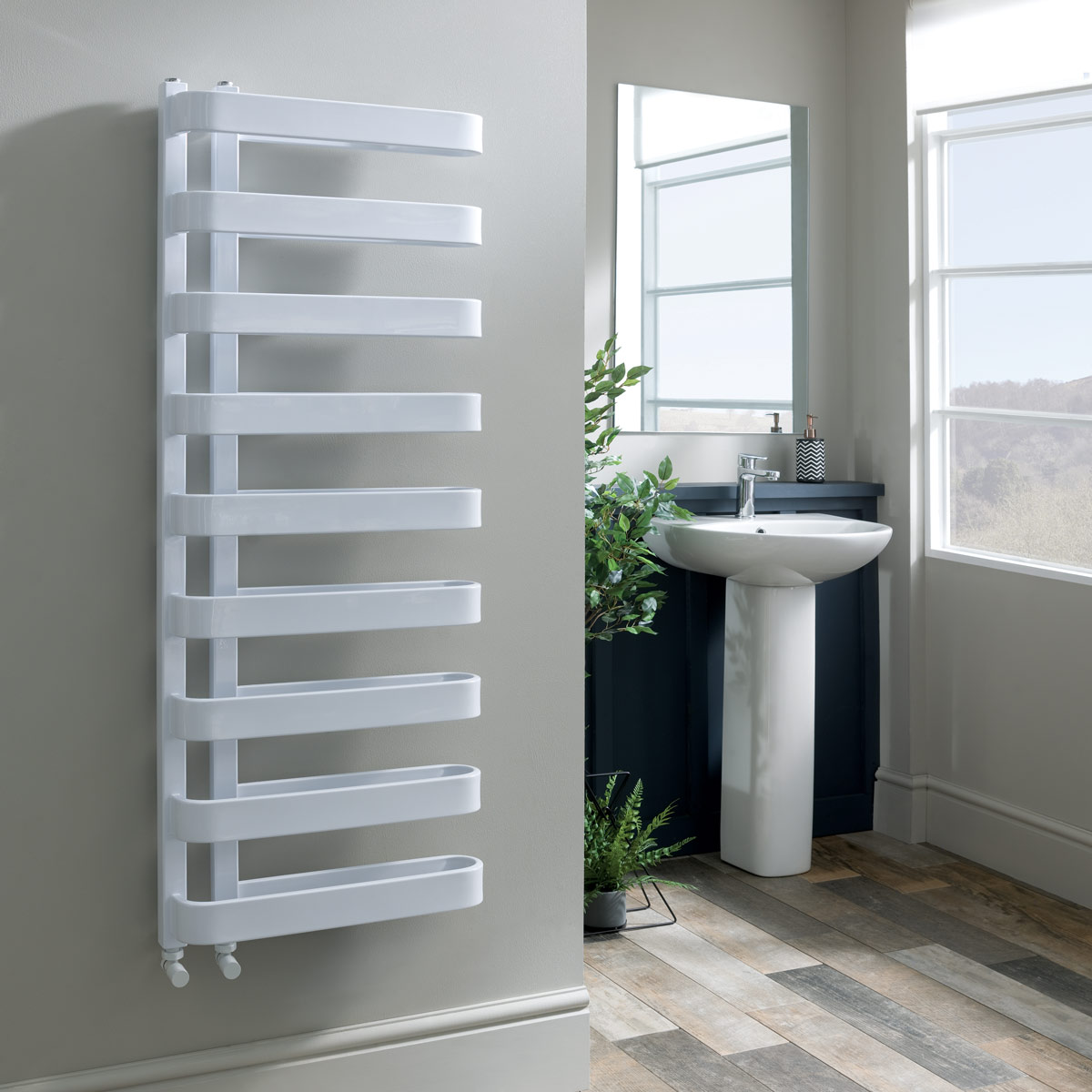 Tarvo Designer Radiator White 850 x 500mm