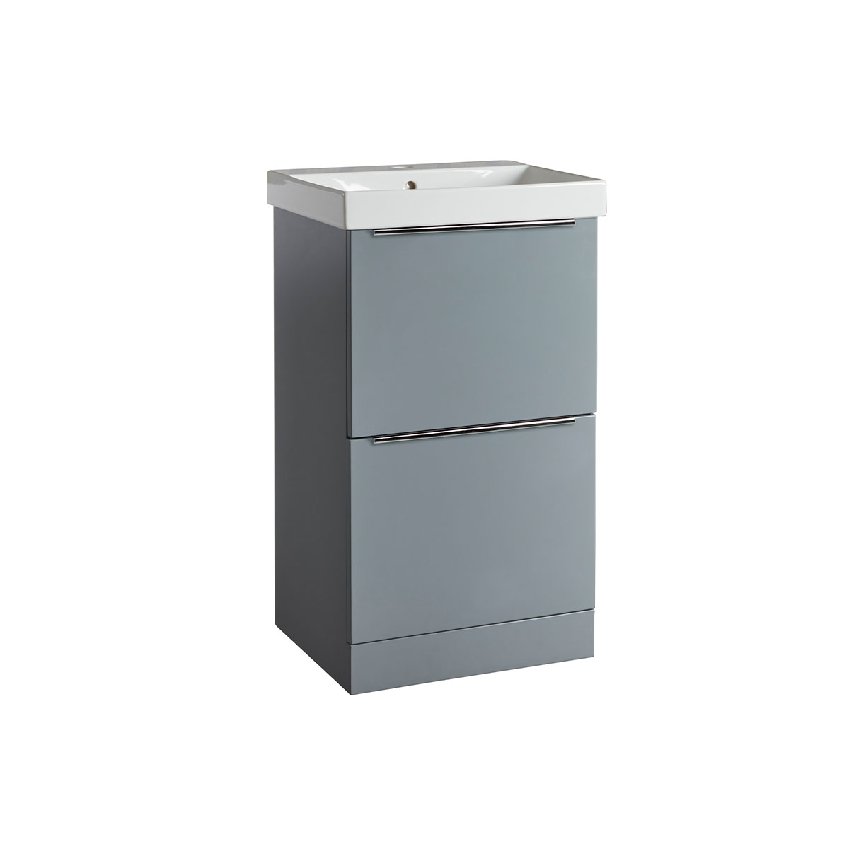 Tavistock Cadence Vanity Unit & Ceramic Basin Gloss Spruce 500mm