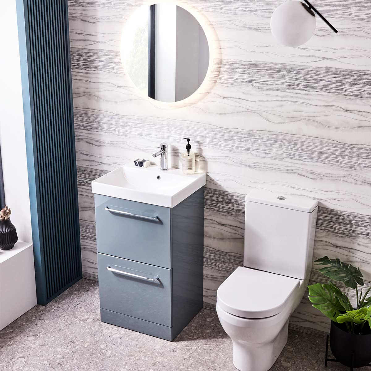 Tavistock Cadence Vanity Unit & Isocast Basin Gloss Spruce 500mm