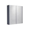 Tavistock Marston Double Door Mirror Cabinet Matt Dark Grey 600 x 650mm
