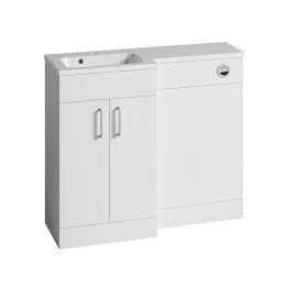 Tavistock Nexus Combination Furniture & Basin White Gloss 1000mm Left Hand