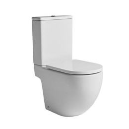 Tavistock Orbit Open Back Close Coupled Toilet with Soft Close Seat