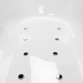 Trojan Cascade Double Ended 26 Jet Heated Air Spa Whirlpool Bath 1700 x 750 with LED Light & Bath Waste Dimensions
